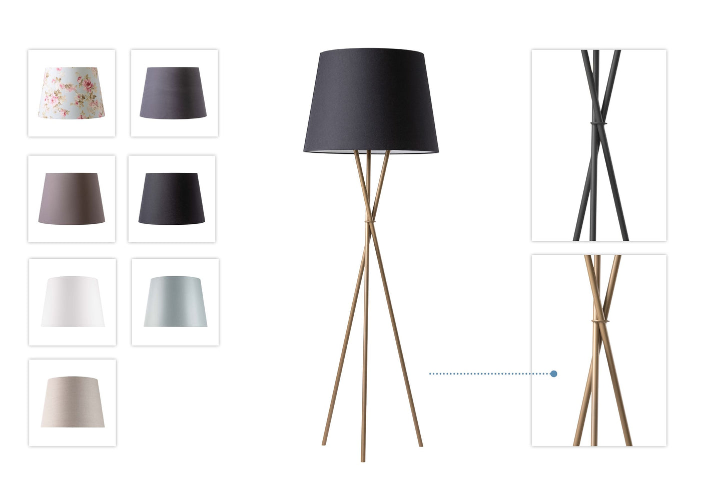 VLOERLAMP "HAILEY"