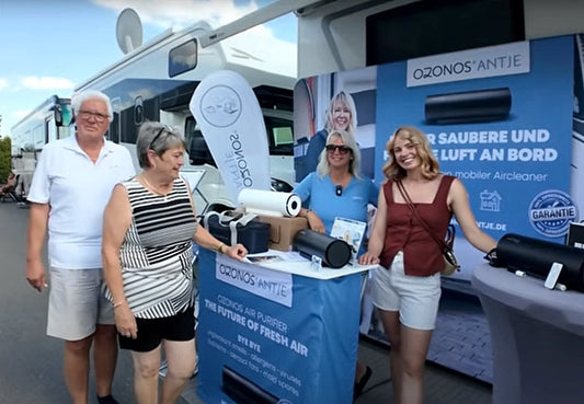 GERMAN TELEVISION · Ozonos Luftreiniger für's Wohnmobil getestet